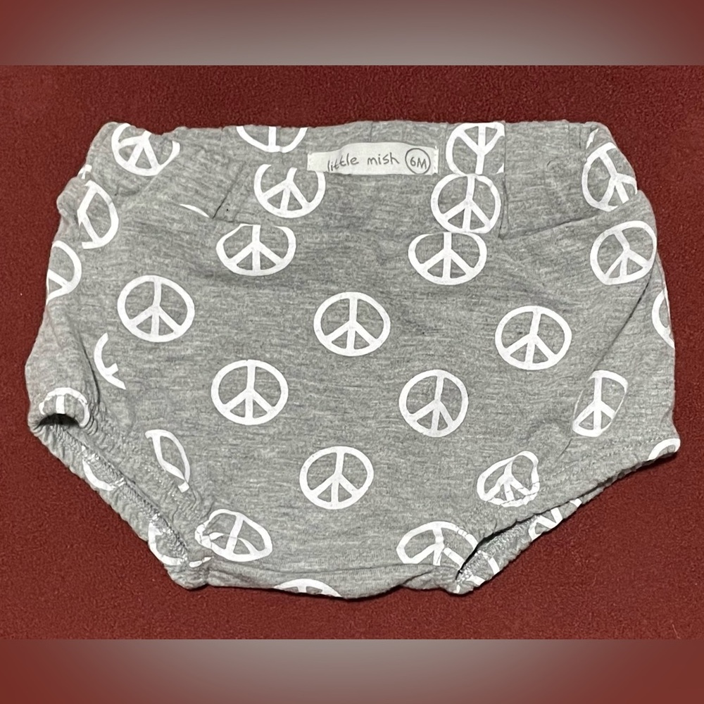 Peace Signs Diaper Cover